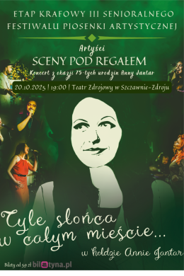 Szczawno Zdrój Wydarzenie Koncert II etap krajowego #3 Ogólnopolskiego Senioralnego Festiwalu Piosenki Artystycznej